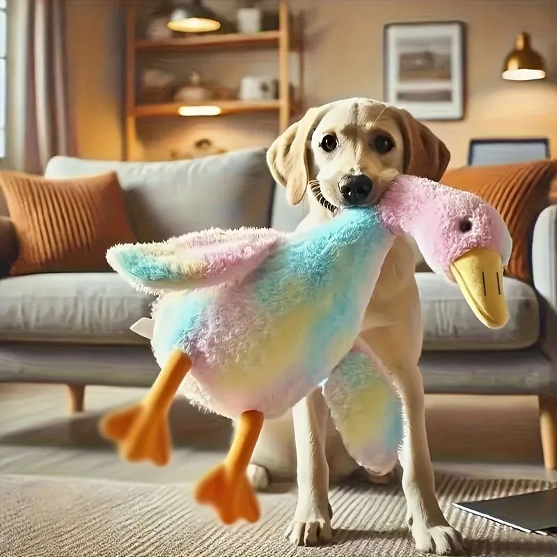 Calming Duck Plush Pet Toy (20 in) – Soft Duck Plush Dog Toy for Anxiety Relief & Cuddles
