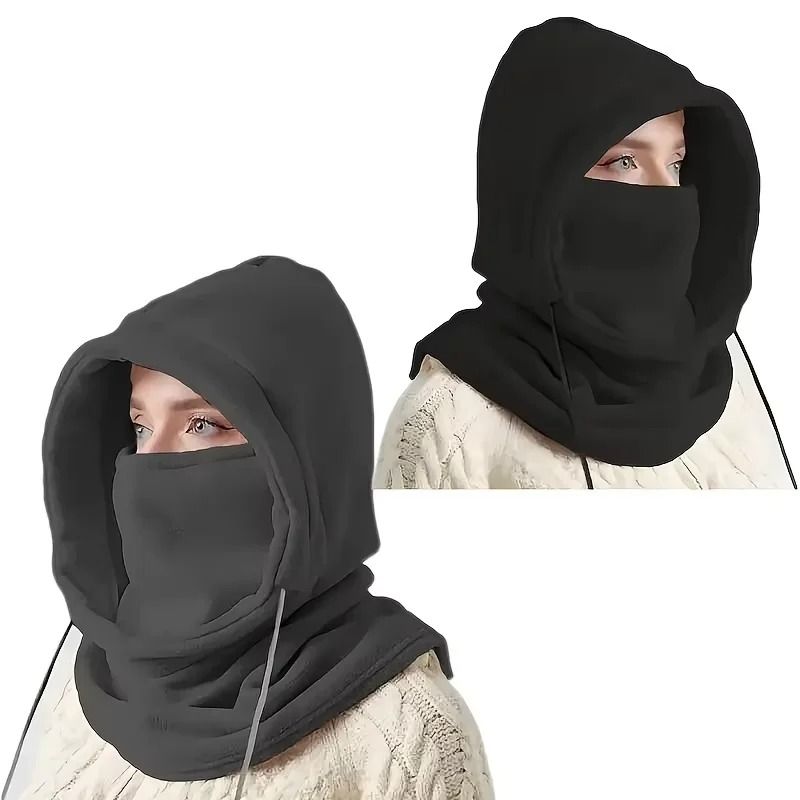 Unisex Winter Balaclava Knit Hood | Windproof Mask & Headgear for Cold Weather
