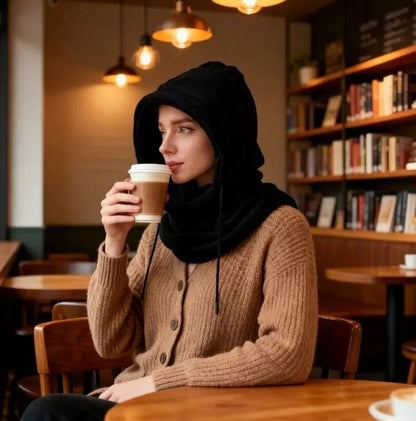 Unisex Winter Balaclava Knit Hood | Windproof Mask & Headgear for Cold Weather