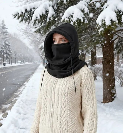 Unisex Winter Balaclava Knit Hood | Windproof Mask & Headgear for Cold Weather