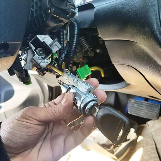 Anti Rust Ignition Switch Cylinder & Lock Cylinder Kit with Keys for Reliable Vehicle Security