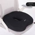 black seat cushion