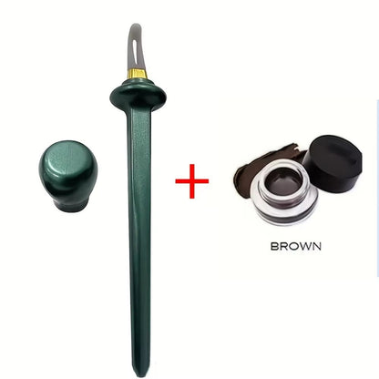 Waterproof Silicone Eyeliner Brush, Non-Smudge Eyeliner Tool for Precise Application