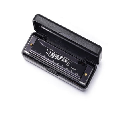 Beginners Educational Harmonica Toy, Safe Blues Metal Rectangle Harmonica for Kids, Ideal Gift
