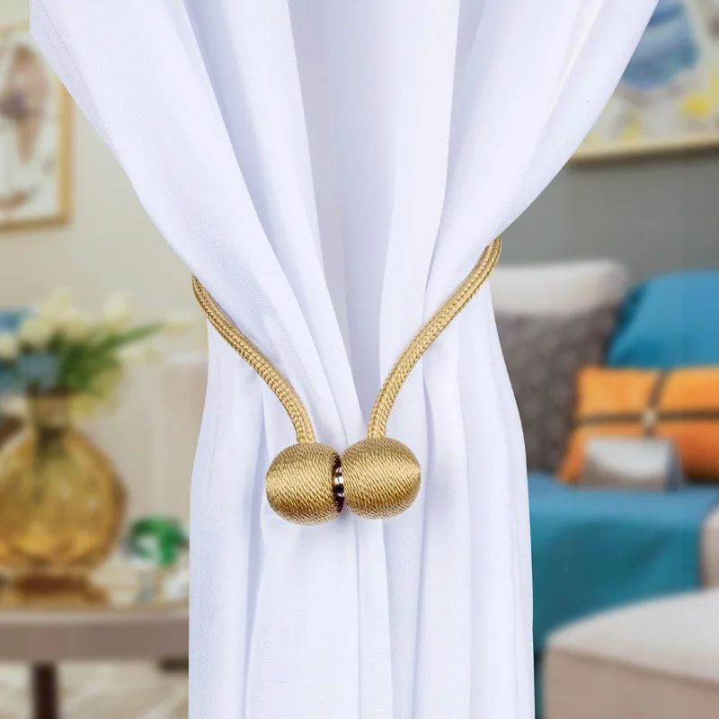 Magnetic Pearl Curtain Tieback Clip