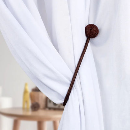 Magnetic Pearl Curtain Tieback Clip