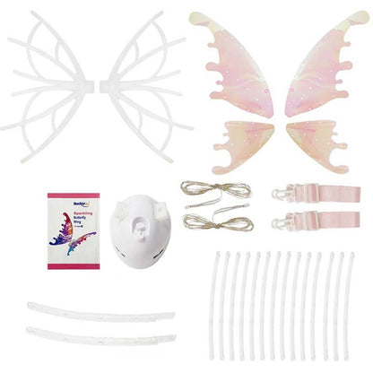 Magic Electric Elf Wings | LED Butterfly Costume for Kids & Pets