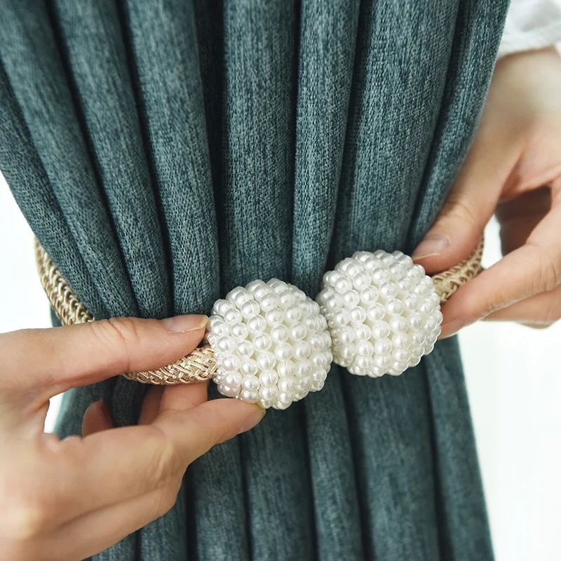 Pearl Magnetic Curtain Tieback Clip