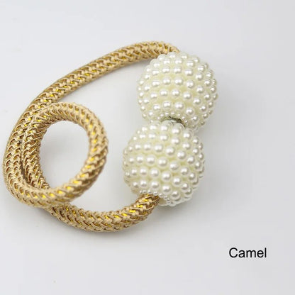 Pearl Magnetic Curtain Tieback Clip