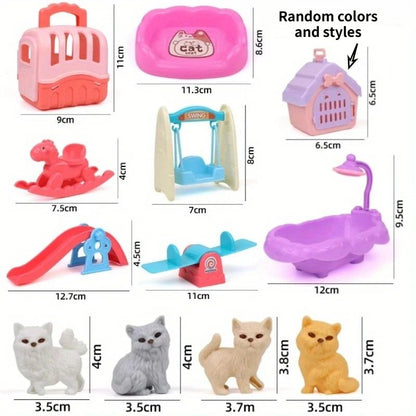 Cute Dog Doll Basket Toy Set