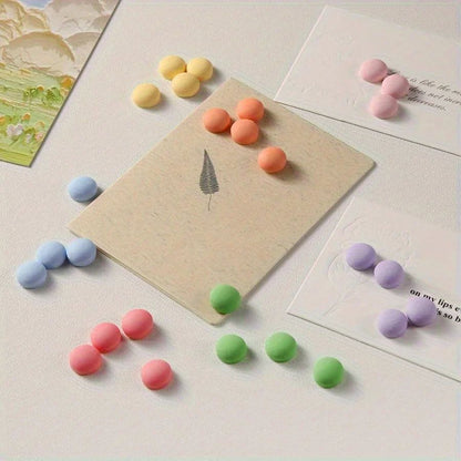 Colorful Star Fridge Magnets Set – 14-Piece Resin Refrigerator Magnets for Notes & Photos