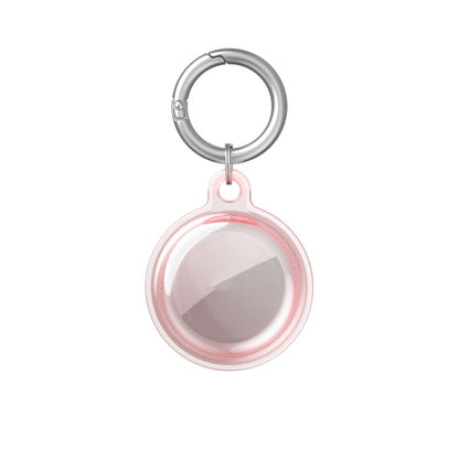 Waterproof AirTag Case Transparent TPU Cover with Keychain for Pets and Keys