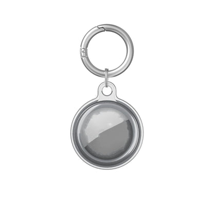 Waterproof AirTag Case Transparent TPU Cover with Keychain for Pets and Keys