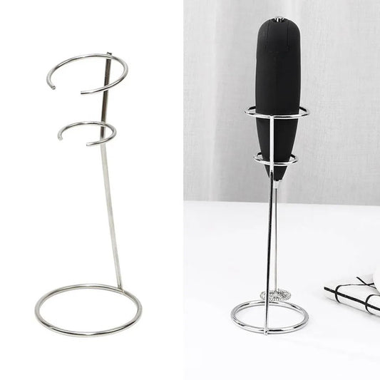 Handheld Milk Frother Stand & Egg Beater Holder | Mixer Rest Rack for Electric Frother, Whisk & Kitchen Counter Organize