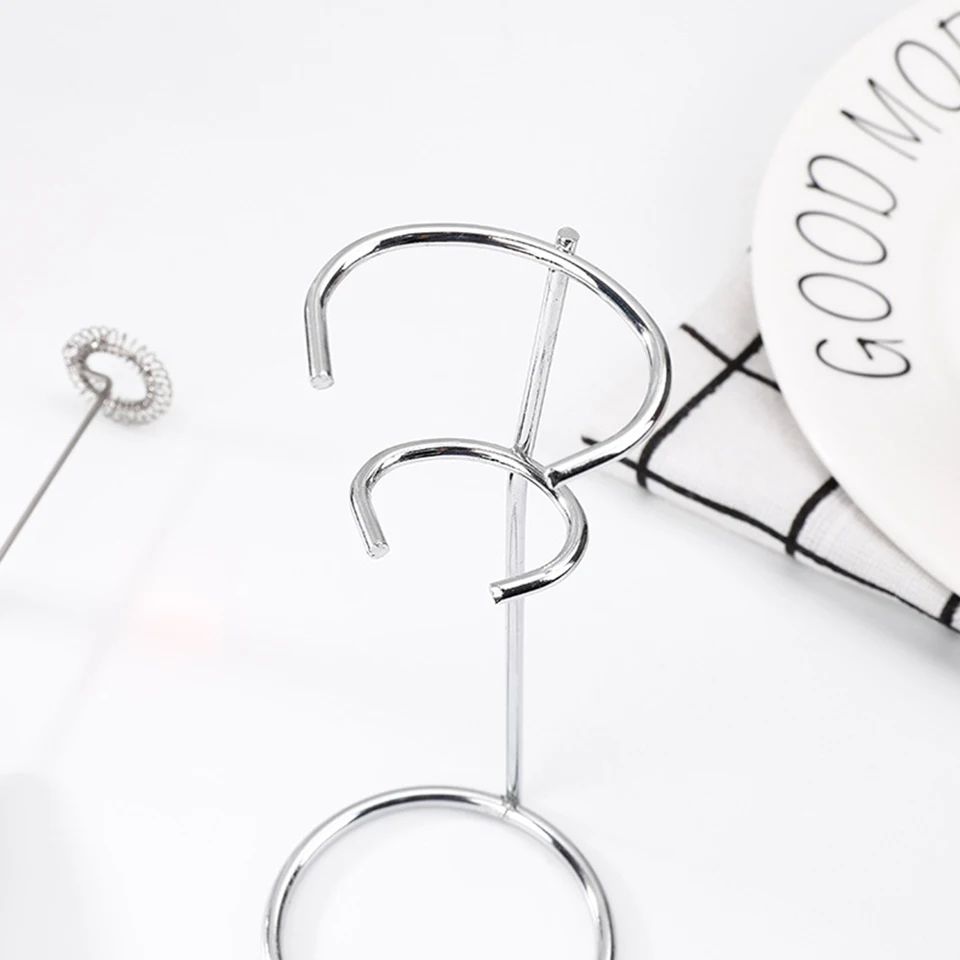 Handheld Milk Frother Stand & Egg Beater Holder | Mixer Rest Rack for Electric Frother, Whisk & Kitchen Counter Organize