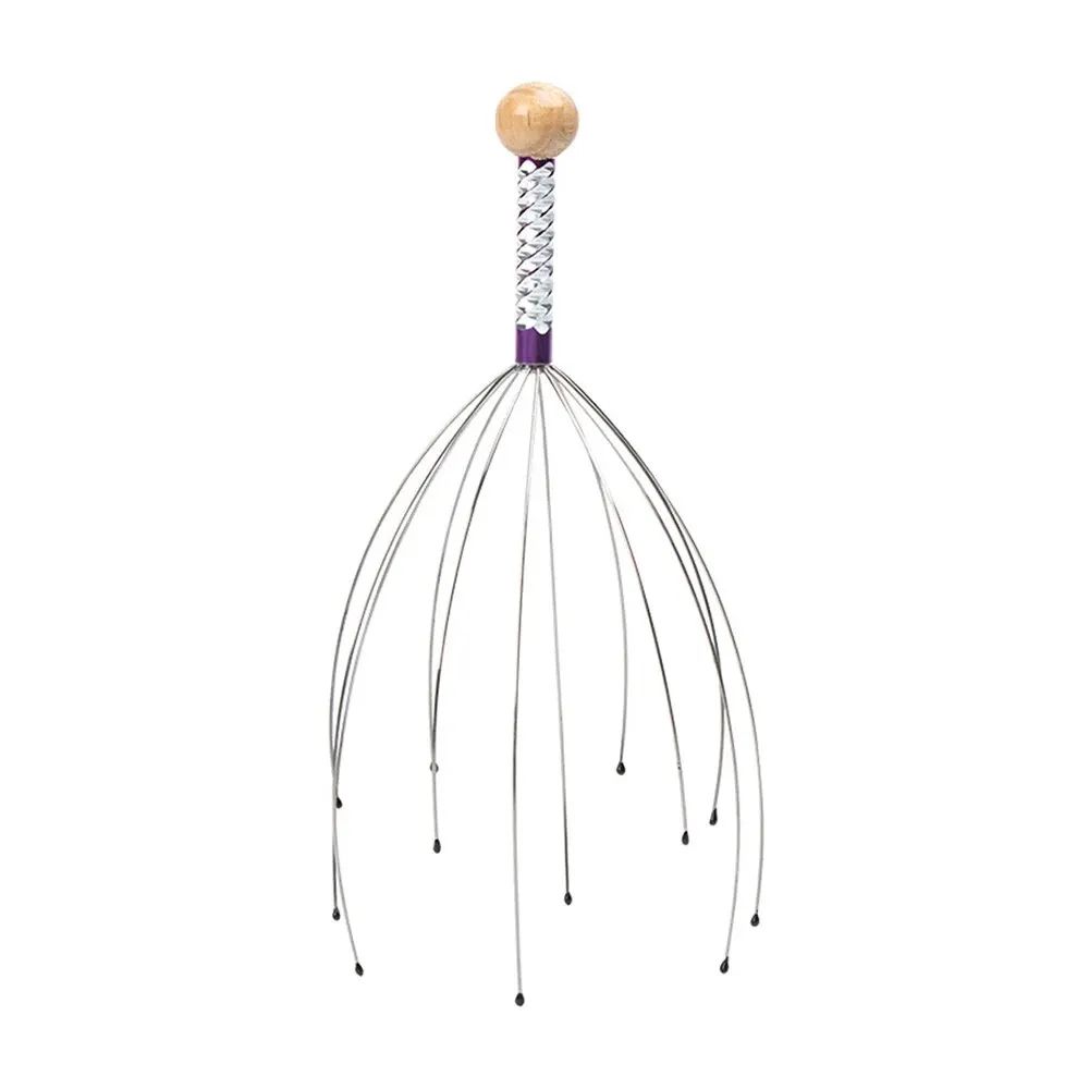 Octopus Scalp Massager Head Scratcher Claw | Relaxing Stress Relief Head Massage Tool for Hair Wash & Daily Use
