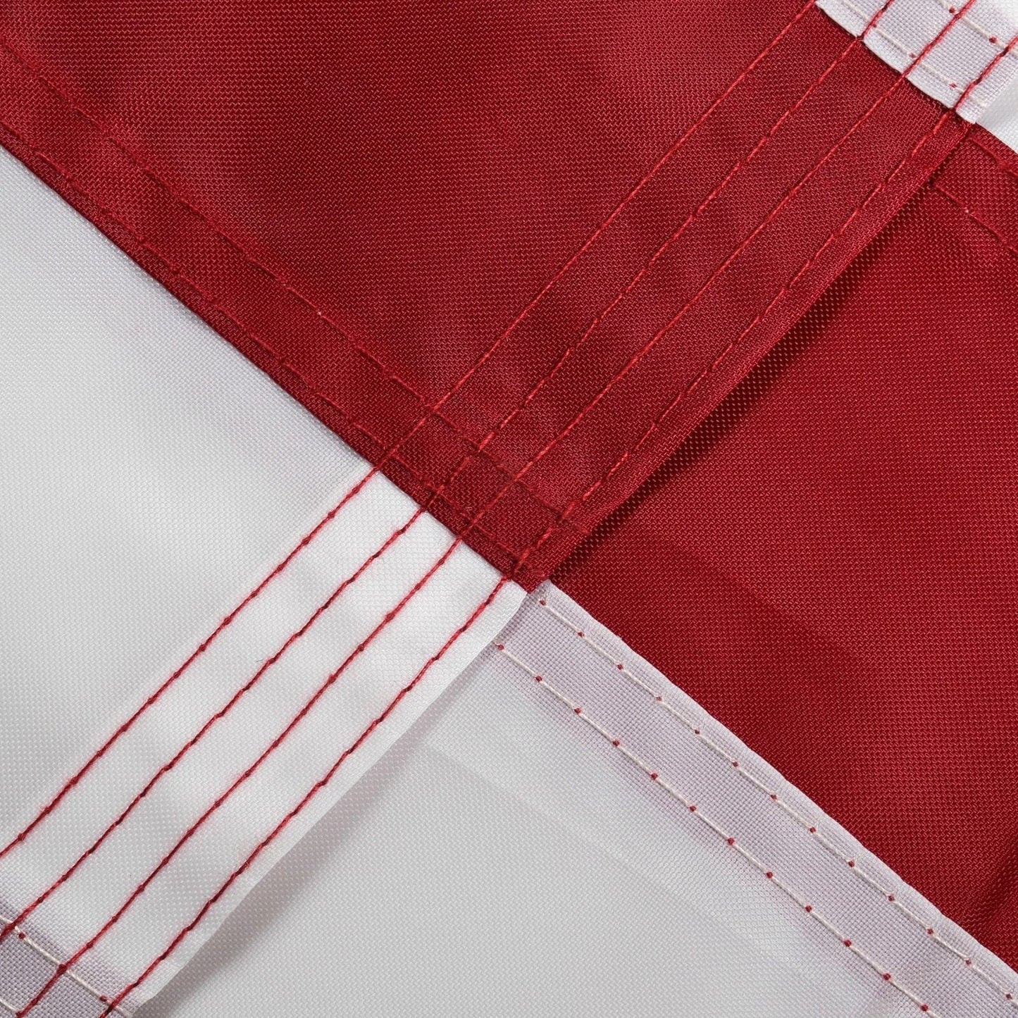 Heavy Duty Luxury US American Flag, Embroidered Stars, Sewn Stripes, Grommets Nylon, Premium Quality Flag