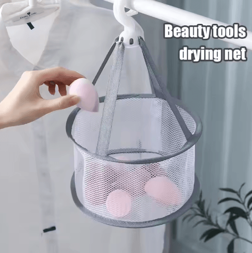 Mesh Makeup Brush Drying and Storage Bag Anti Deformation Air Dry Organizer