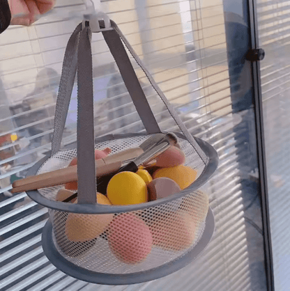 Mesh Makeup Brush Drying and Storage Bag Anti Deformation Air Dry Organizer