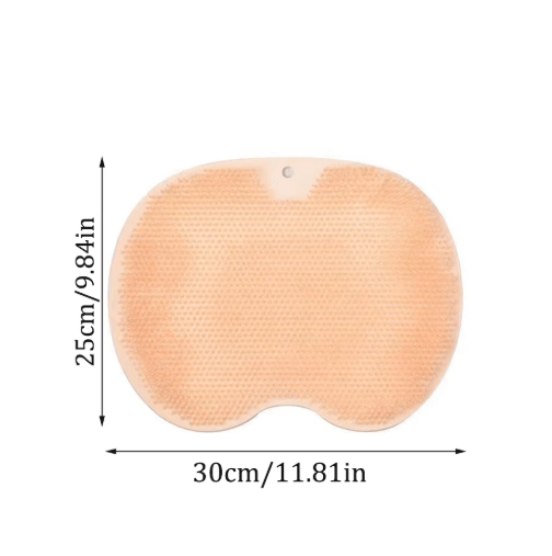 Anti Slip Shower Foot Massage Mat Suction Cup Bath Scrubber and Safety Mat