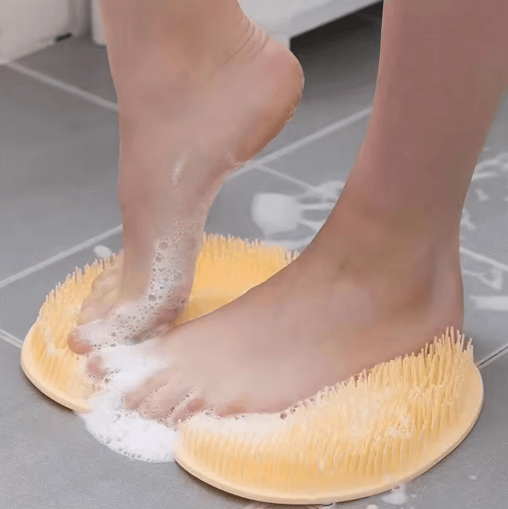 Anti Slip Shower Foot Massage Mat Suction Cup Bath Scrubber and Safety Mat