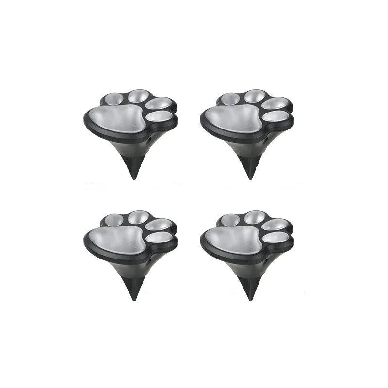 Solar Powered Dog Paw Print Lights, Outdoor Waterproof, Pet Lovers Gifts for Garden, Patio, Yard, Walk way