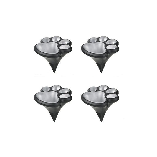 Solar Powered Dog Paw Print Lights, Outdoor Waterproof, Pet Lovers Gifts for Garden, Patio, Yard, Walk way