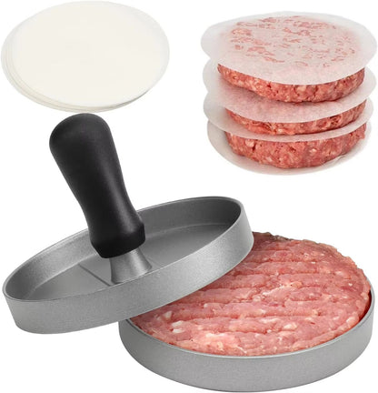 Aluminum Burger Press Patty Maker for Kitchen and BBQ Grill