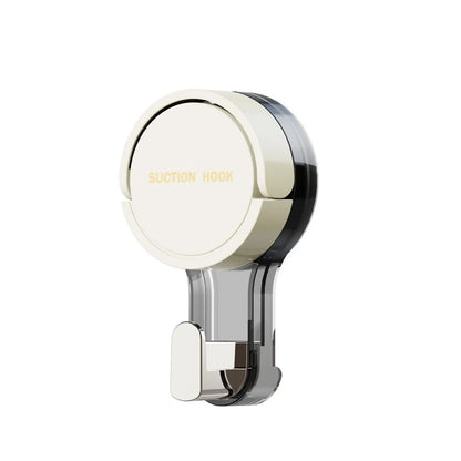 Strong Vacuum Suction Hooks No-Drill Traceless Adhesive Wall Hooks, Heavy Duty Hold for Bathroom Kitchen Door & Toilet