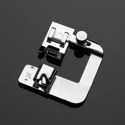 Rolled Hem Presser Foot Set 3/8 - 1 in for Sewing Machines, Multi-Size Edge Curling Press Foot Accessories for Home Use