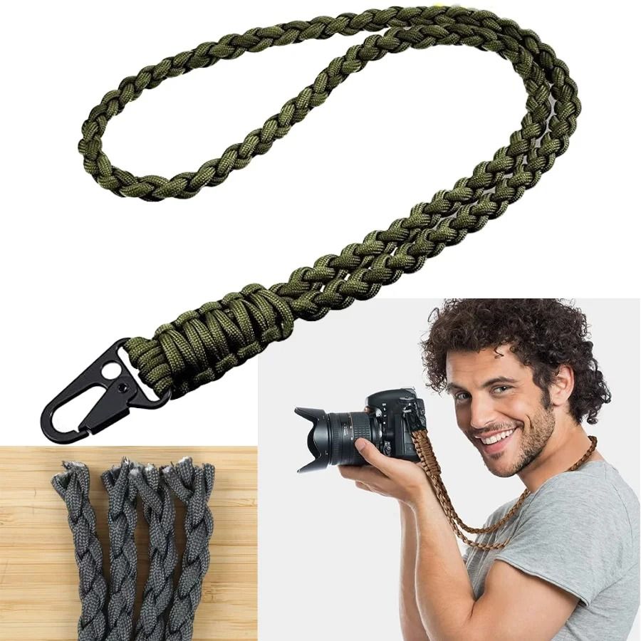 Heavy-Duty Tactical Paracord Lanyard Keychain