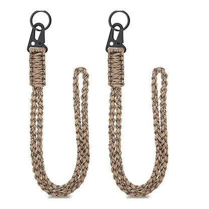 Heavy-Duty Tactical Paracord Lanyard Keychain