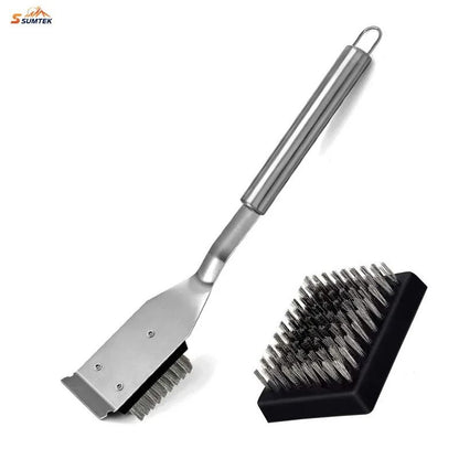 Industrial-Standard 16.5 BBQ Grill Brush and Scraper