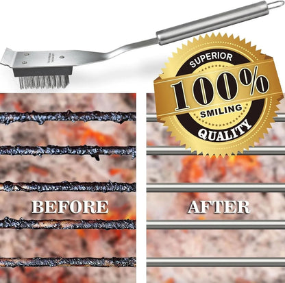Industrial-Standard 16.5 BBQ Grill Brush and Scraper