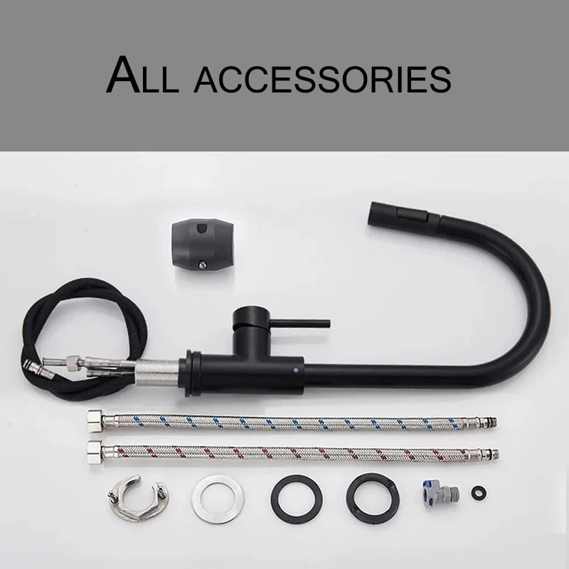 Pull Out kitchen faucet 360 Rotation Single Lever Hot and Cold Sink Mixer Tap