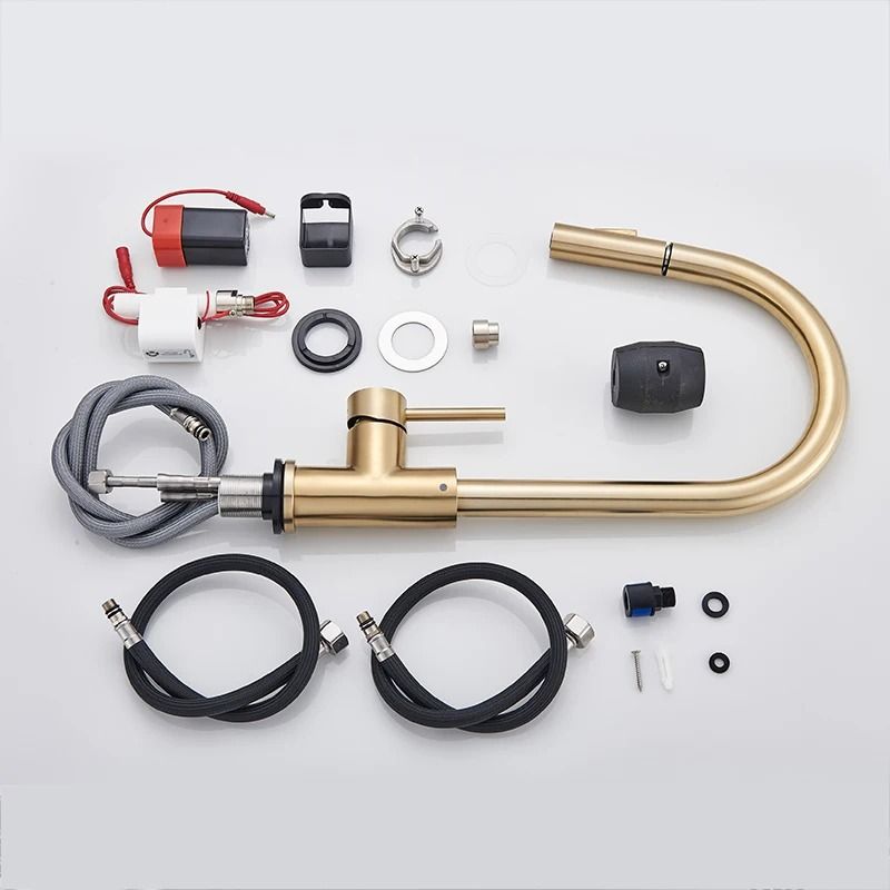 Pull Out touch sensor kitchen faucet 360 Rotation Smart Single Handle Mixer Tap