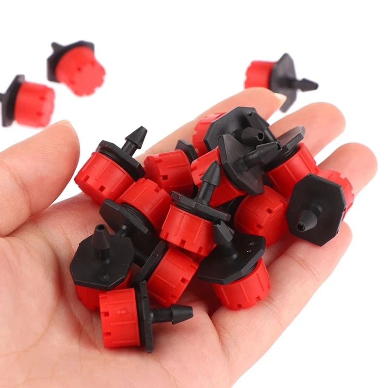 Adjustable 4/7mm Micro Drip Irrigation Emitters for Balconies, Gardens & Greenhouses (10–1000pcs)