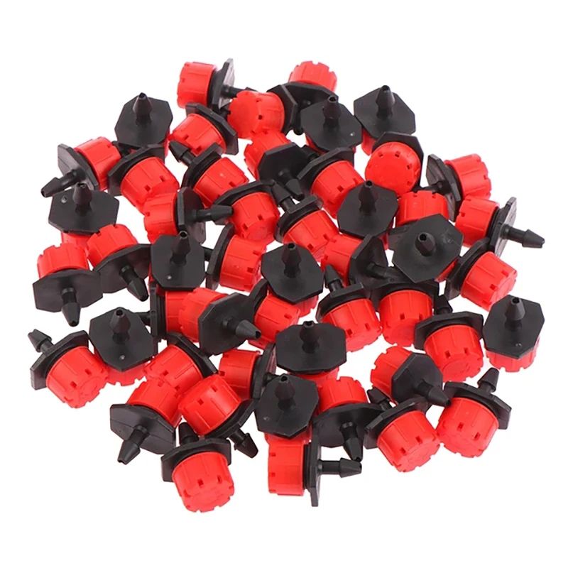 Adjustable 4/7mm Micro Drip Irrigation Emitters for Balconies, Gardens & Greenhouses (10–1000pcs)