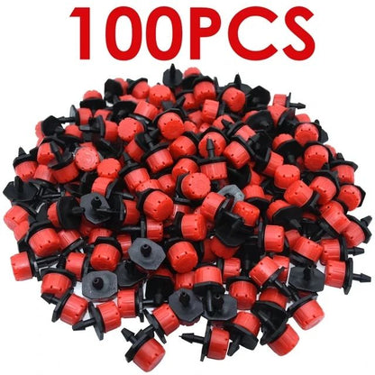 Adjustable 4/7mm Micro Drip Irrigation Emitters for Balconies, Gardens & Greenhouses (10–1000pcs)