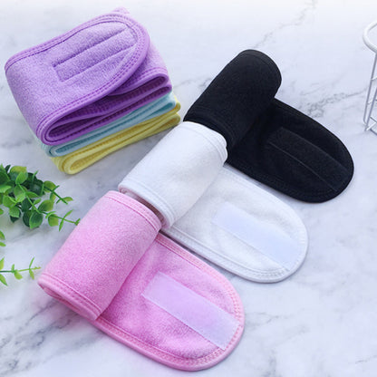 Wide Head Bands Adjustable Hairband for Bath Spa Makeup Shower Face Wash for Women Ladies
