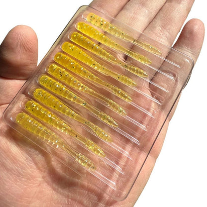 Mini Fishing Lures, Worm Bait Smell, Micro Soft Bait for Rockfishing