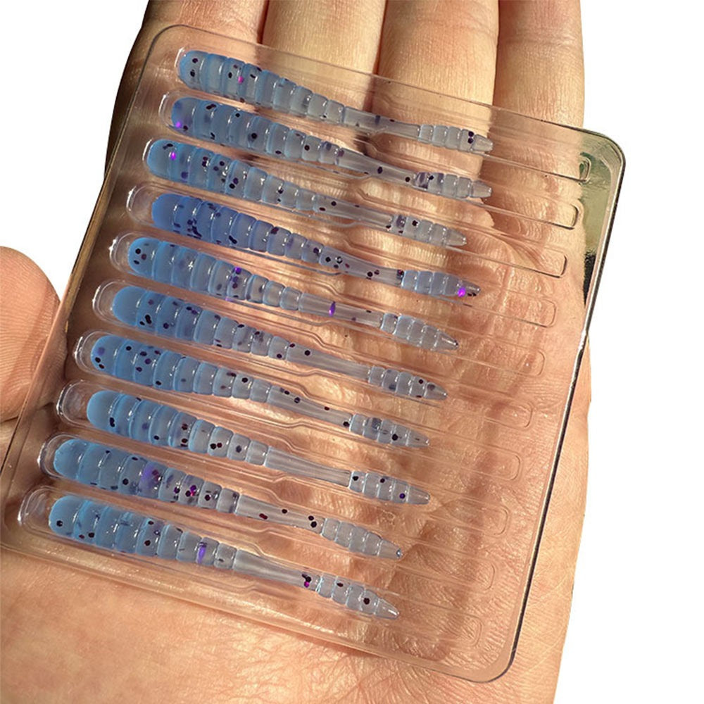 Mini Fishing Lures, Worm Bait Smell, Micro Soft Bait for Rockfishing