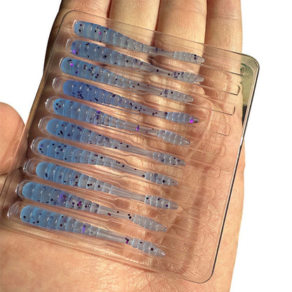 Mini Fishing Lures, Worm Bait Smell, Micro Soft Bait for Rockfishing