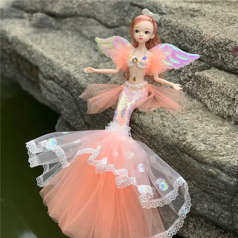 Enchanting Princess Mermaid Doll Ideal for Pretend Play & Dress Up Toy