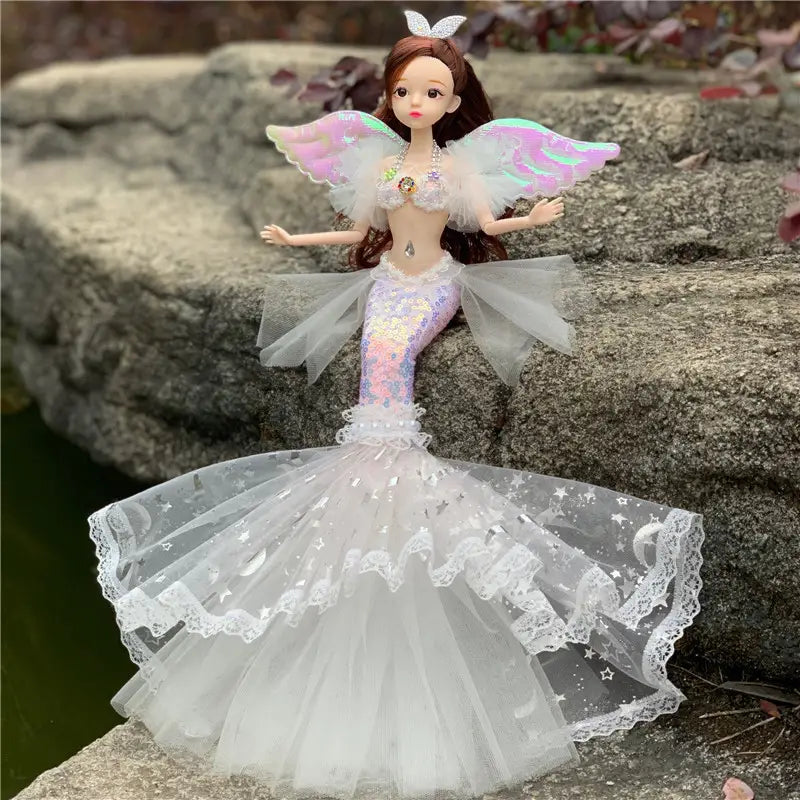Enchanting Princess Mermaid Doll Ideal for Pretend Play & Dress Up Toy