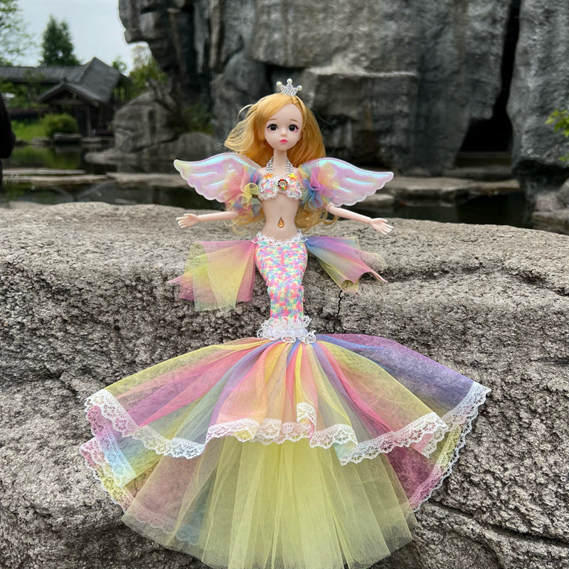 Enchanting Princess Mermaid Doll Ideal for Pretend Play & Dress Up Toy