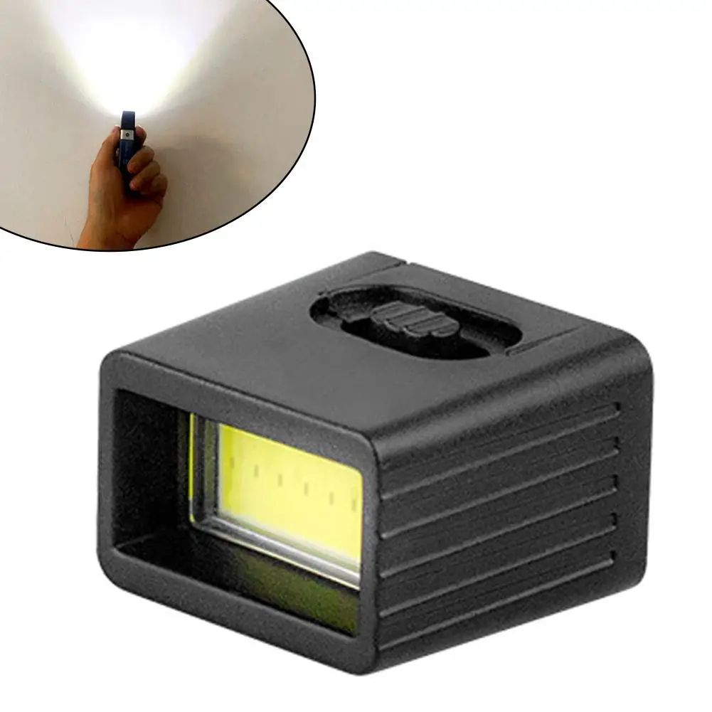Mini 9V Battery LED Keychain Flashlight – Compact COB Emergency Light