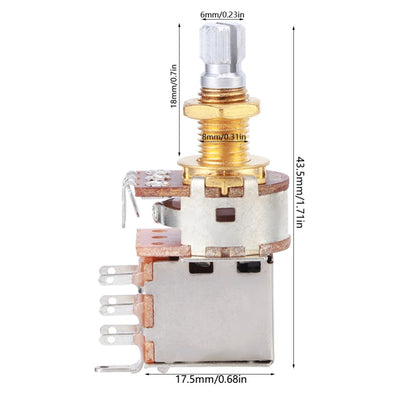 Copper Split Shaft Push Pull Pot with Length Adjustment Function