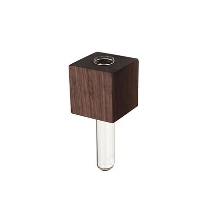 Wooden Magnetic Test Tube Vase for Fridge Decor – Mini Bud Vase & fridge magnet flower vase