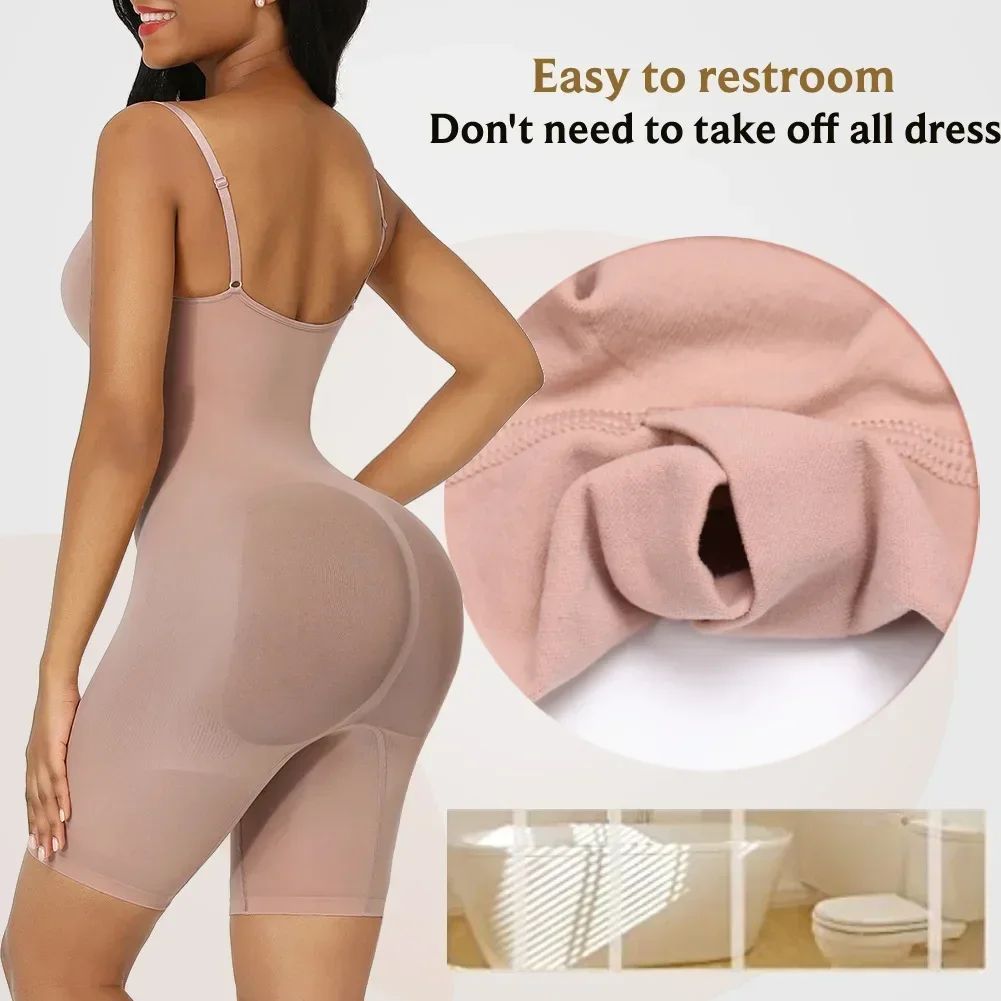Seamless Tummy Control Shapewear Bodysuit Waist Cincher for Women